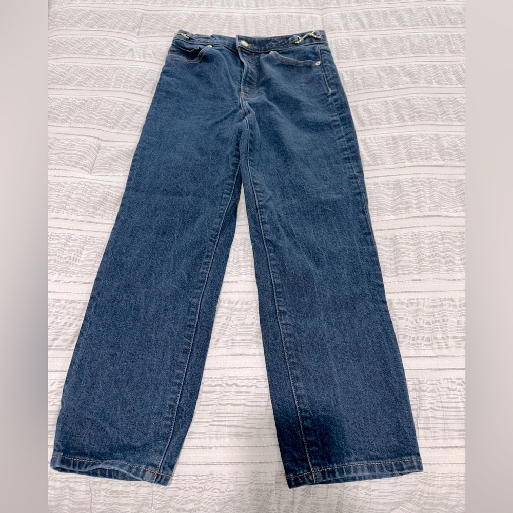 Express Women’s Mom Jeans with Buckle Waist. Size 4R